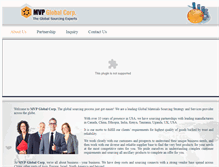 Tablet Screenshot of mvpglobalcorp.com